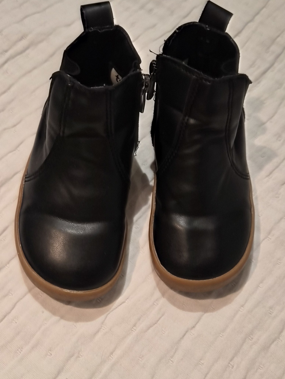 Ten Little Kids Black Ankle Boots